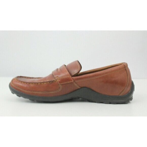 Cole Haan Men Shoes Penny Loafers Driving Slip On Moc Toe Brown C06860 Sz 9 main image 6